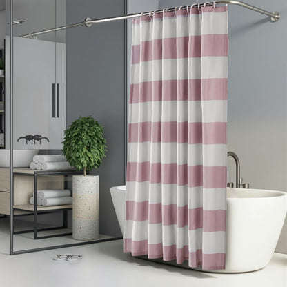 Bathroom Shower Curtain, Water Resistant Fabric with Rust Proof Grommets & Hooks, Weighted Hem, Machine Washable, 72"x72", Light Brown, Beige