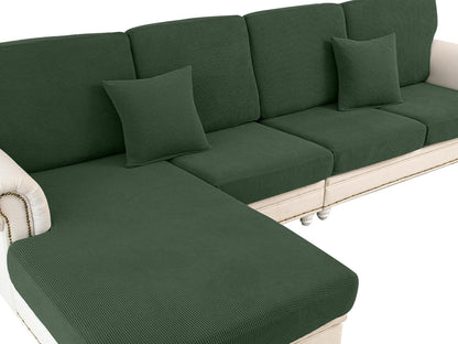 Couch Cushion Covers Seat Cushion Cover Stretch Couch Cover Separate Sectional Sofa Slipcovers Furniture Protector(3 Pieces for Seat or Sofa Backrest, Dark Grey)