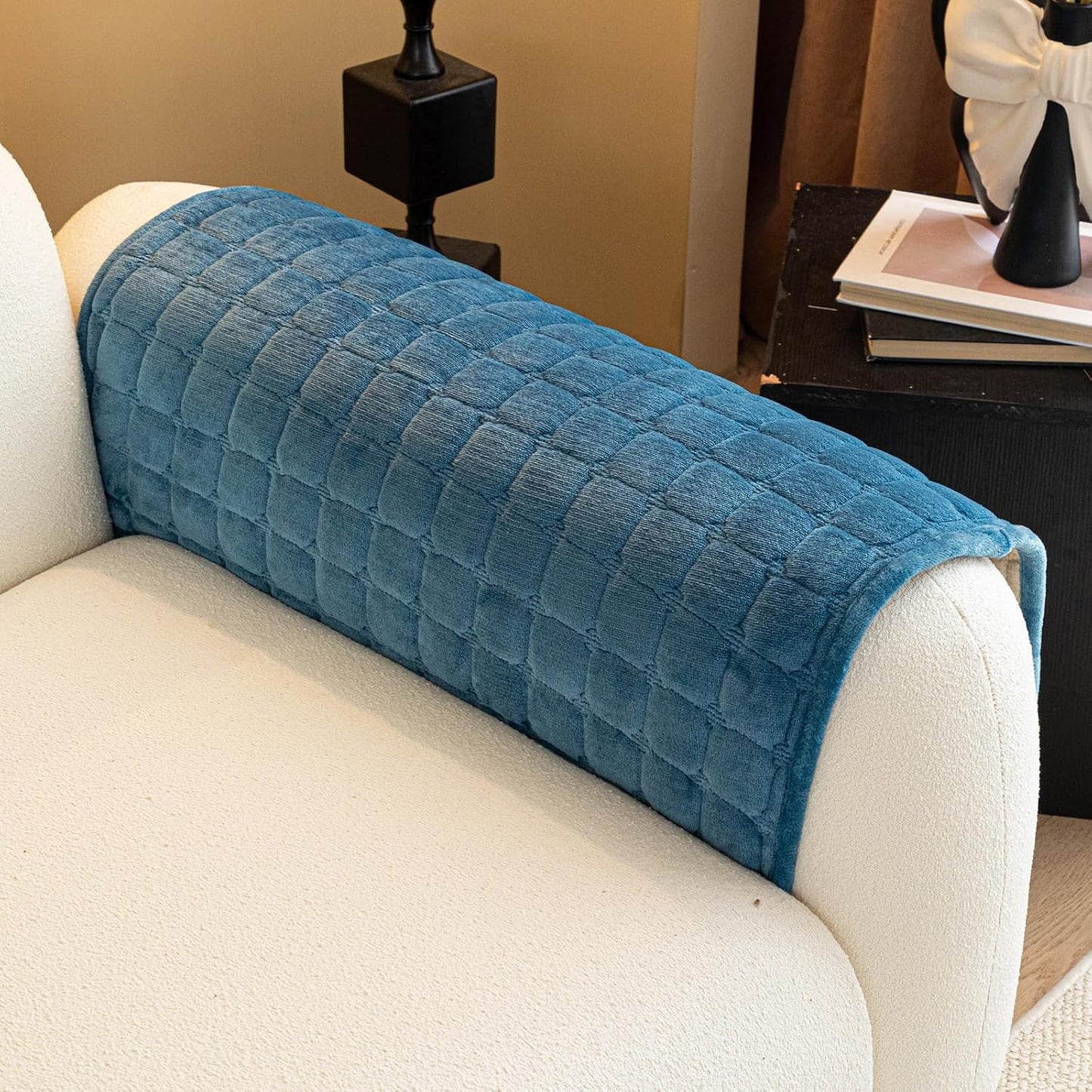Couch Cover, Washable Sectional Sofa Cover, Anti Slip Sofa Slipcovers for 3 Cushion Couch Sofa L Shaped Recliner, Furniture Protector Covers for Pets Kids(Khaki, Only 1 PCS)