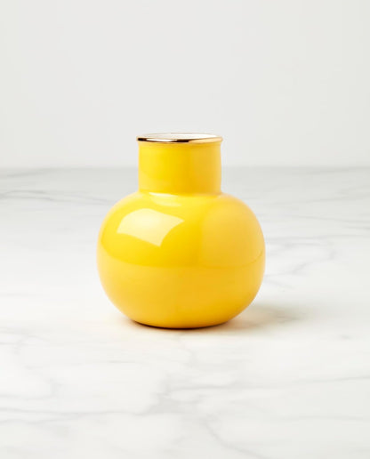 New York Yellow Make It Pop Small Vase, 0.68