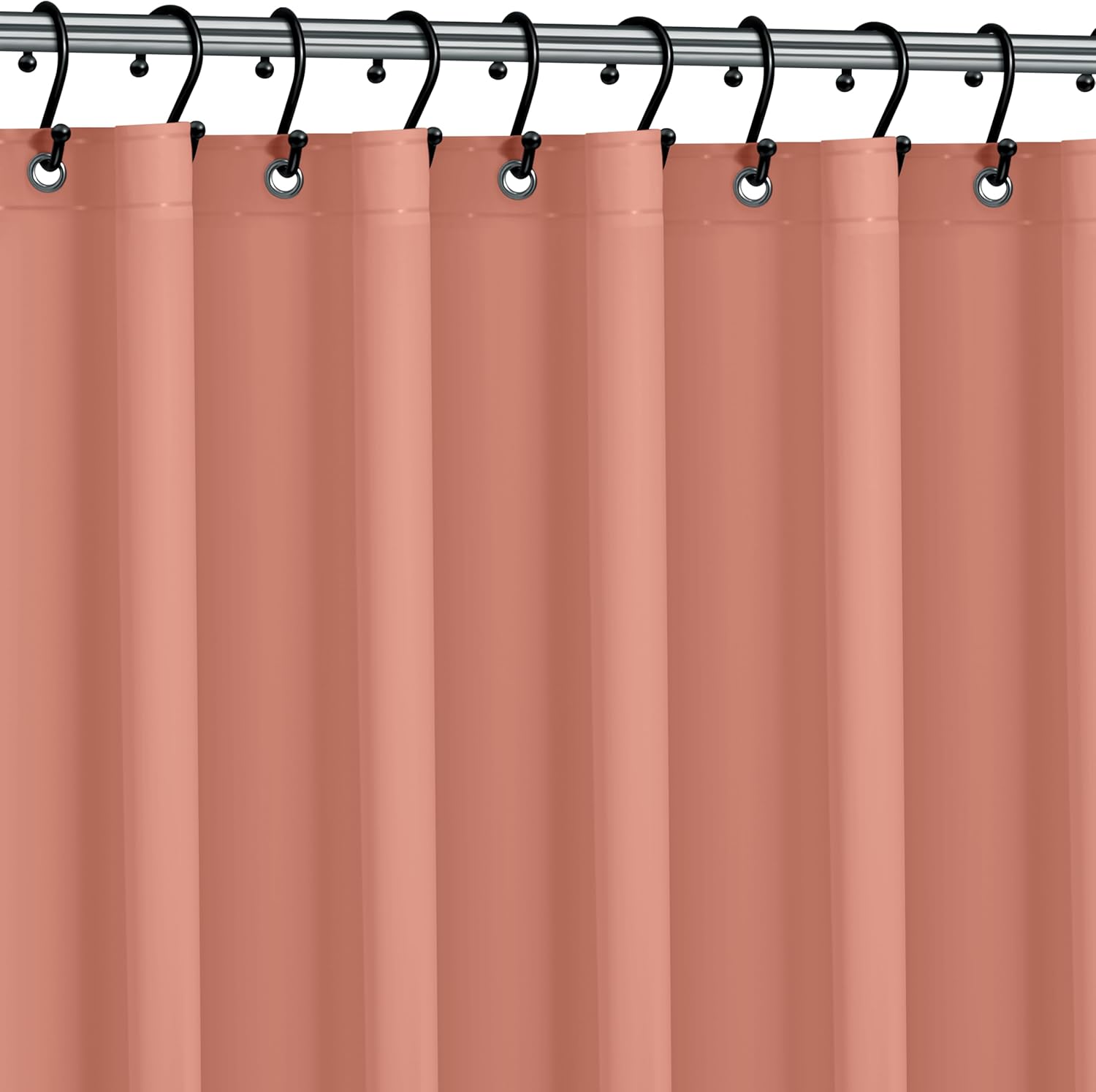 No Smell Shower Curtain Liner 72x72 White - PEVA Plastic Shower Curtain for Bathroom, PVC-Free Waterproof Shower Liner with Metal Grommets and Magnet-Weighted Bottom Hem - Washable Inner Liner