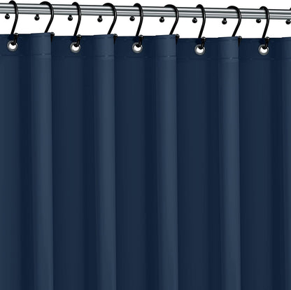 No Smell Shower Curtain Liner 72x72 White - PEVA Plastic Shower Curtain for Bathroom, PVC-Free Waterproof Shower Liner with Metal Grommets and Magnet-Weighted Bottom Hem - Washable Inner Liner